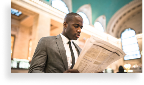 business man portrait in nyc