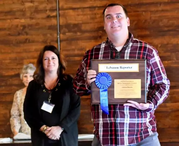 COMPANY NEWS: Lebanon Reporter wins Blue Ribbon award