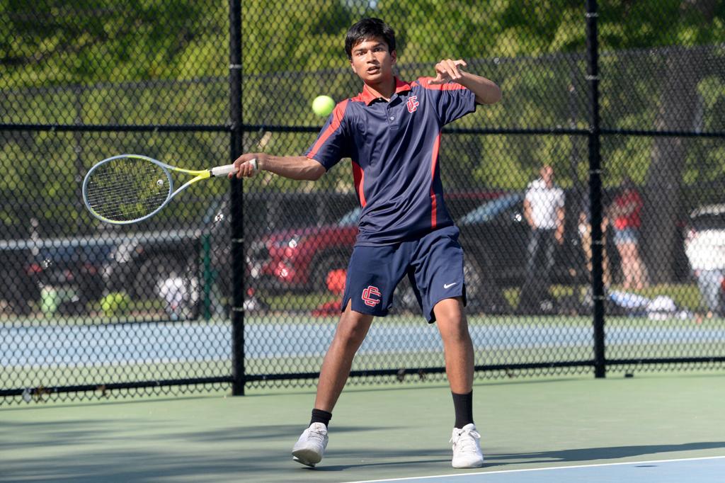 High School Sports Roundup: Central blanks Lancers in MVC Boys Tennis match