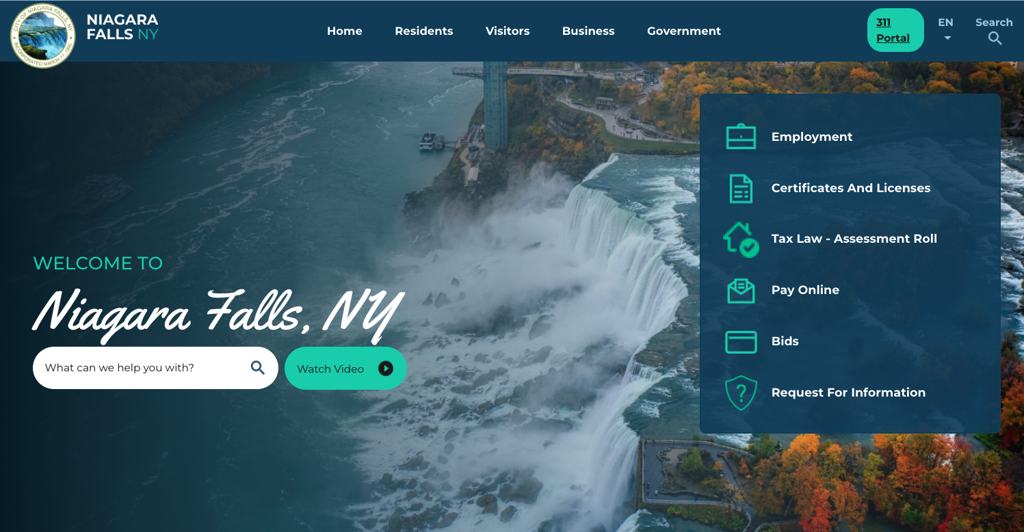 Falls launches new web site to better connect residents