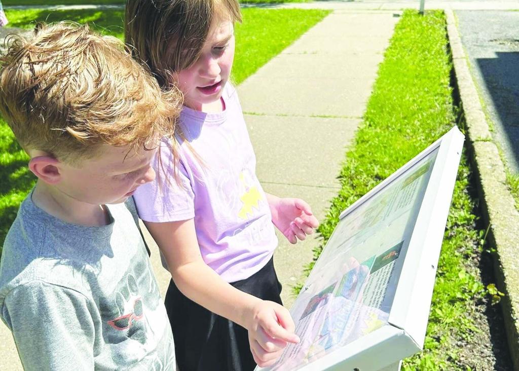 On the Bright Side: Unatego students contribute original book to village’s StoryWalk