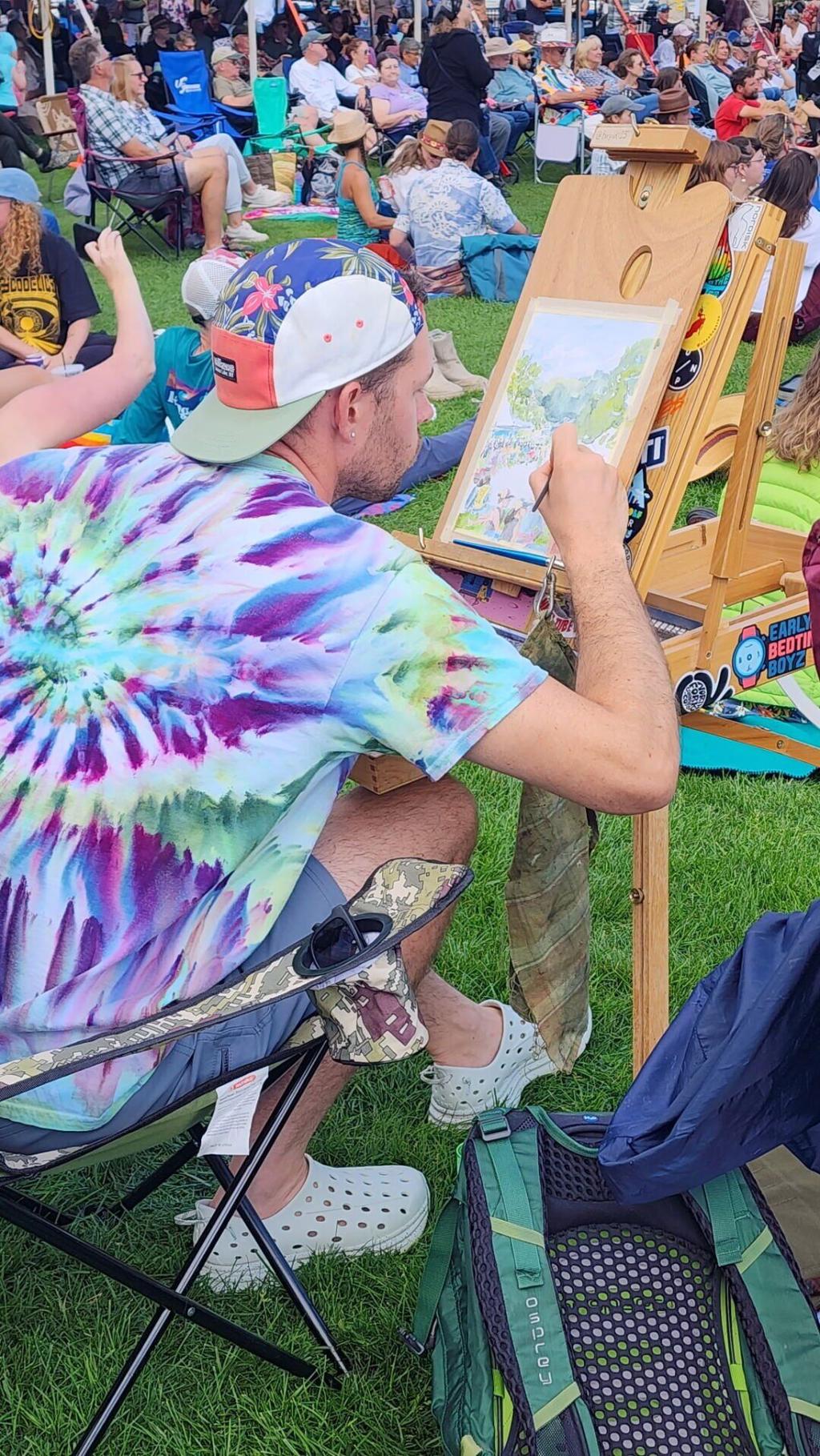 Saranac Lake artist captures village life in watercolor